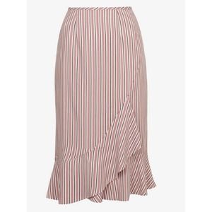 NWT Ted Baker Womens Coryn Layered Striped Skirt Size 0 (US 00)‎ Midi Length